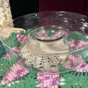 Elegant Clear Glass Bowl